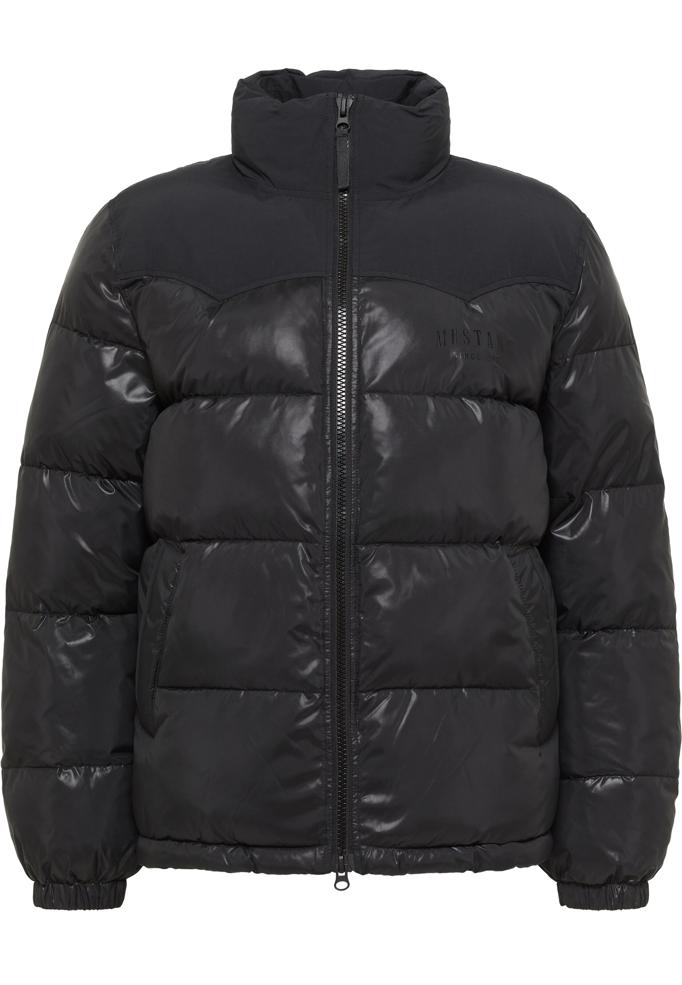 MUSTANG Winter jacket 'Style Oakfield' in Black: front