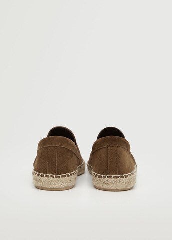 MANGO MAN Espadrilles 'Yute' in Brown