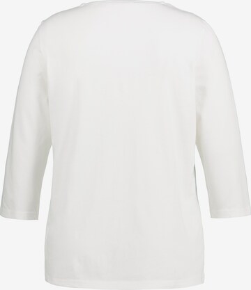 Ulla Popken Pajama Shirt in White