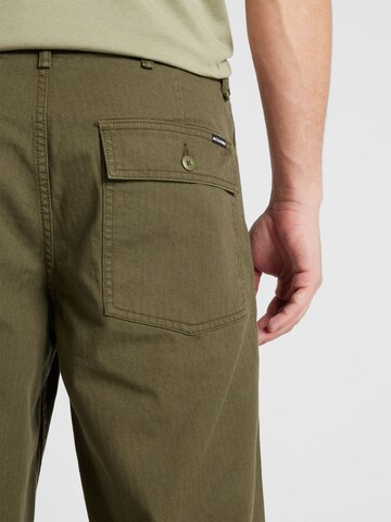 JACK & JONES - Loosefit Calças 'BILL FATIGUE' em verde