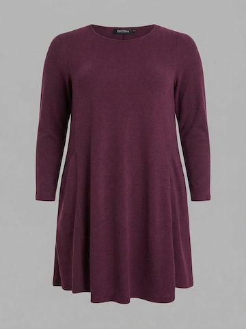 Stil Diva Kleid‌‌‌‌ in Lila: Vorderseite