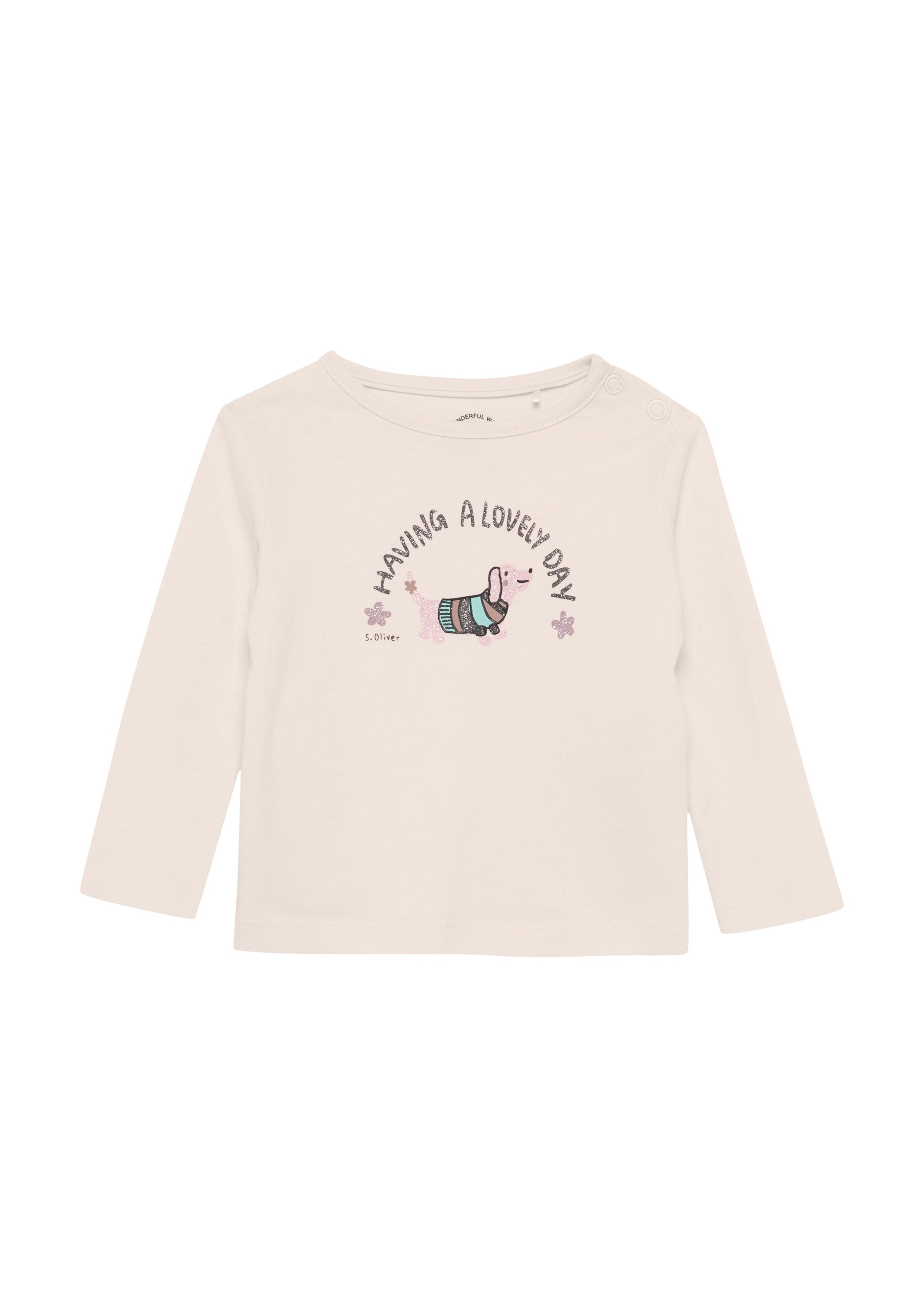 s.Oliver Shirt in Beige: front