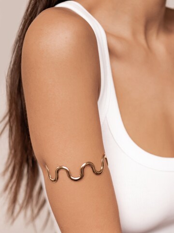Hey Happiness - Pulsera 'Wavy Flow' en oro