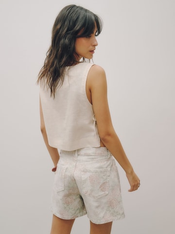 Next Wide Leg Shorts in Grau