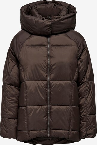 ONLY Winter jacket 'Moon' in Brown: front