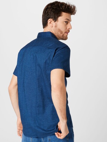 HOLLISTER Regular Fit Hemd 'WEBEX' in Blau