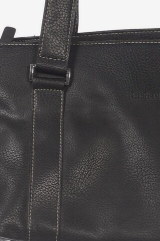 L.CREDI Handtasche gross Leder One Size in Schwarz