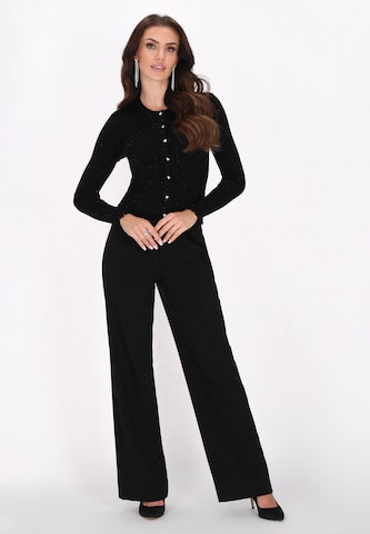 faina Knit cardigan in Black