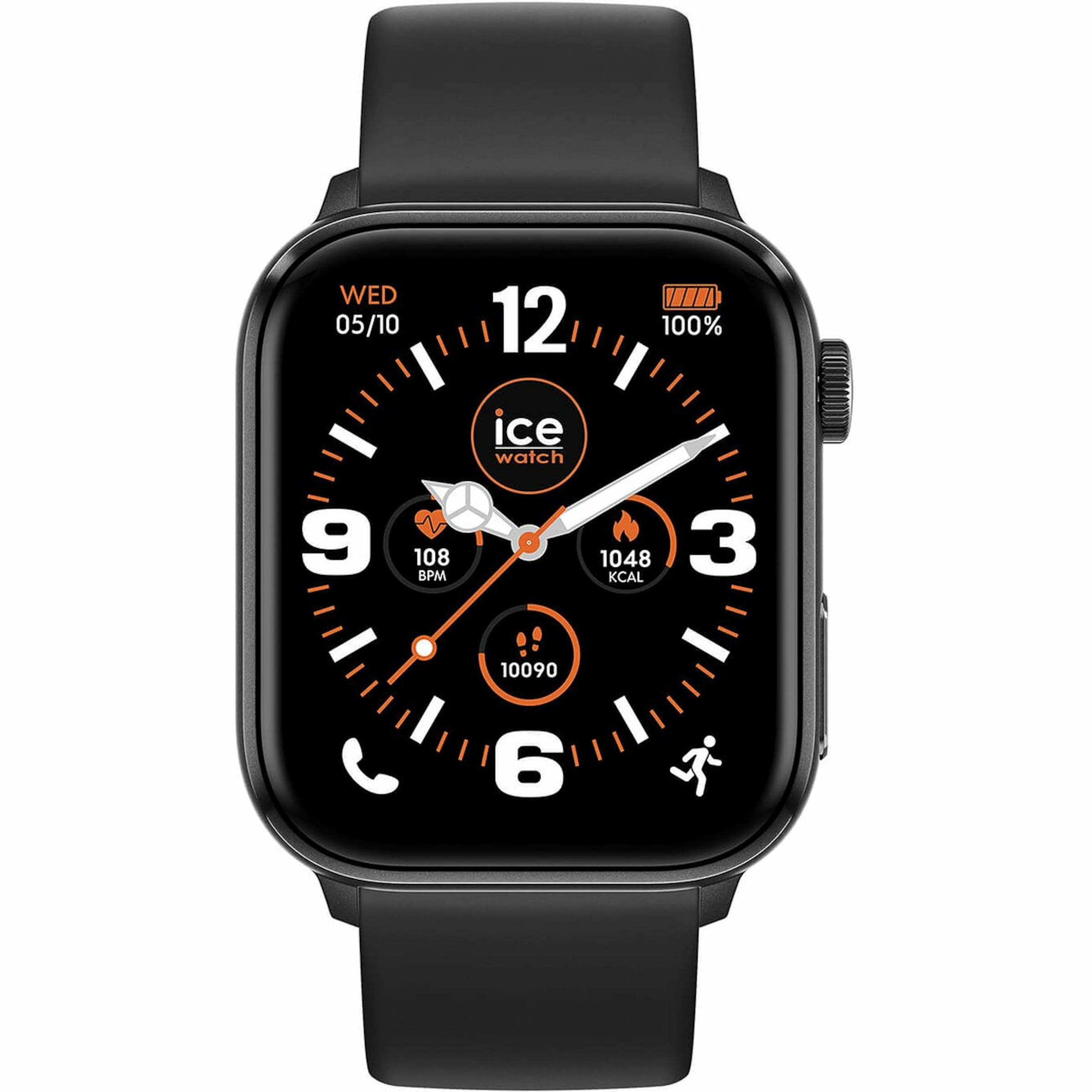 ICE WATCH Digitaal horloge in Zwart: voorkant