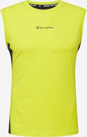 Champion Authentic Athletic Apparel - Camisa funcionais em amarelo: frente