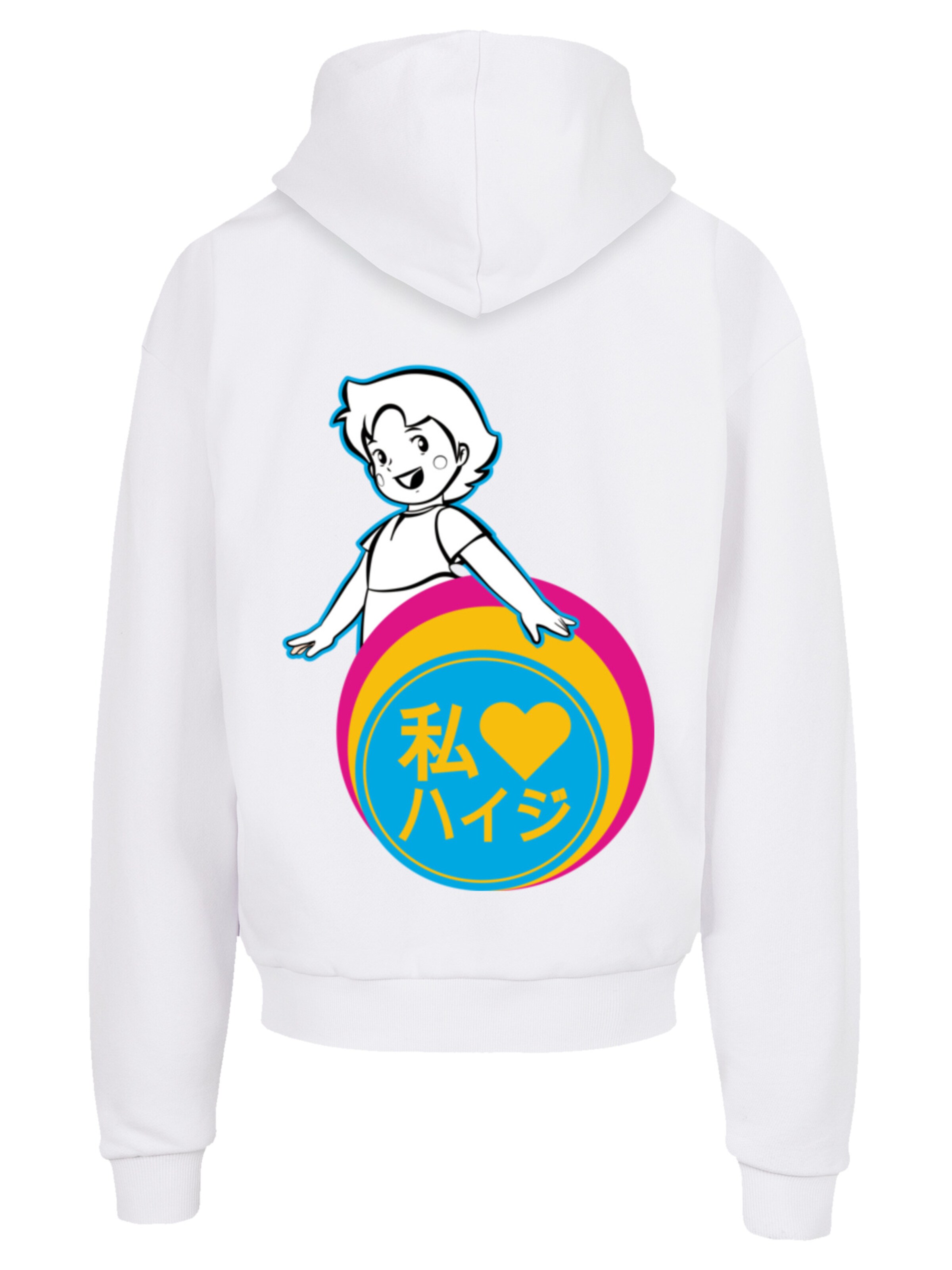 Sweat-shirt 'Heidi Heroes of Childhood' F4NT4STIC en blanc
