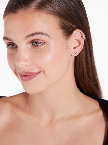 Bijou piercing Lucardi en argent : devant