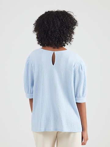 PIECES Curve Bluzka 'PCJAMAL' w kolorze niebieski