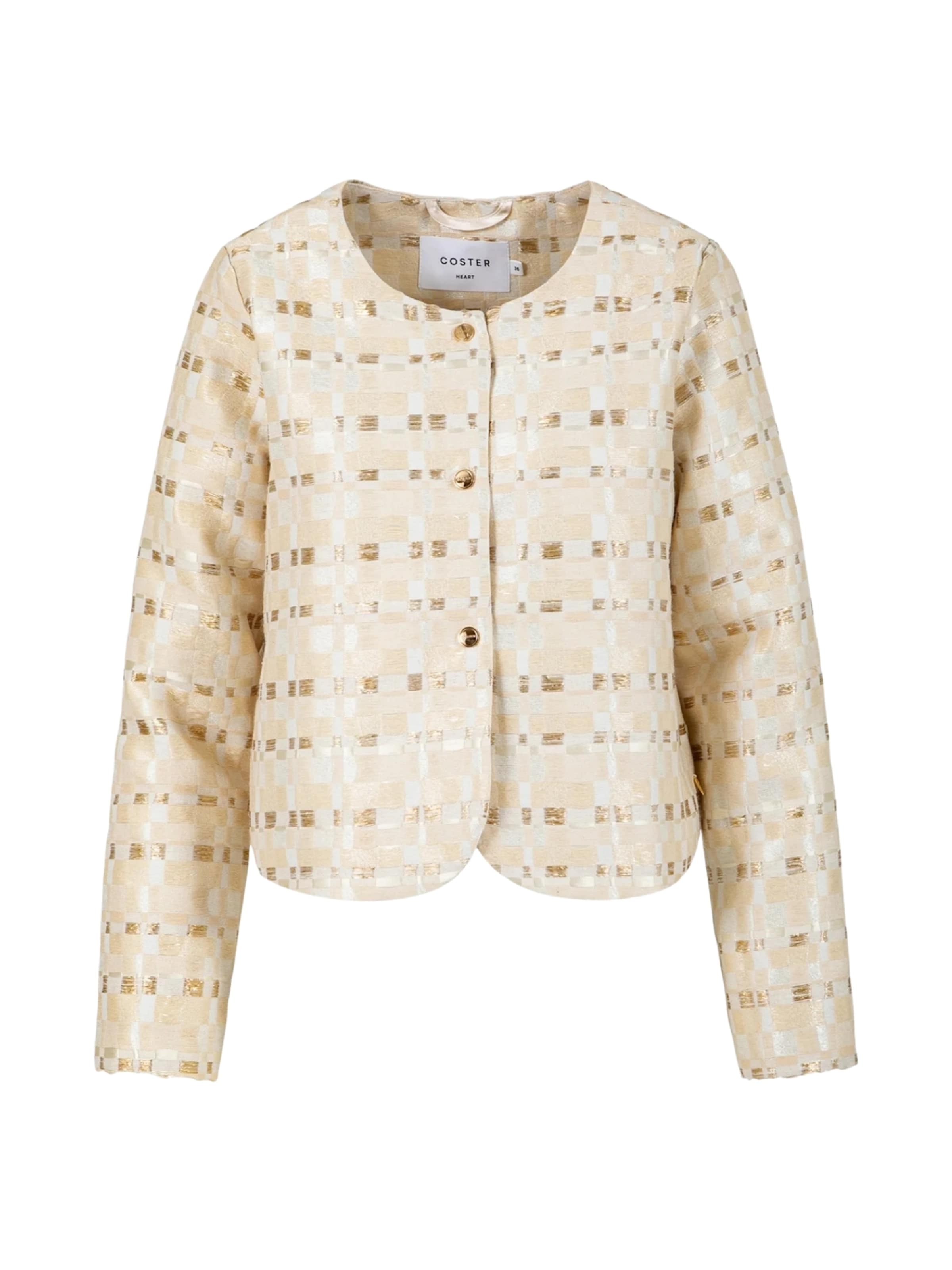 Veste mi-saison ' Shimmer ' Coster Copenhagen en blanc : devant