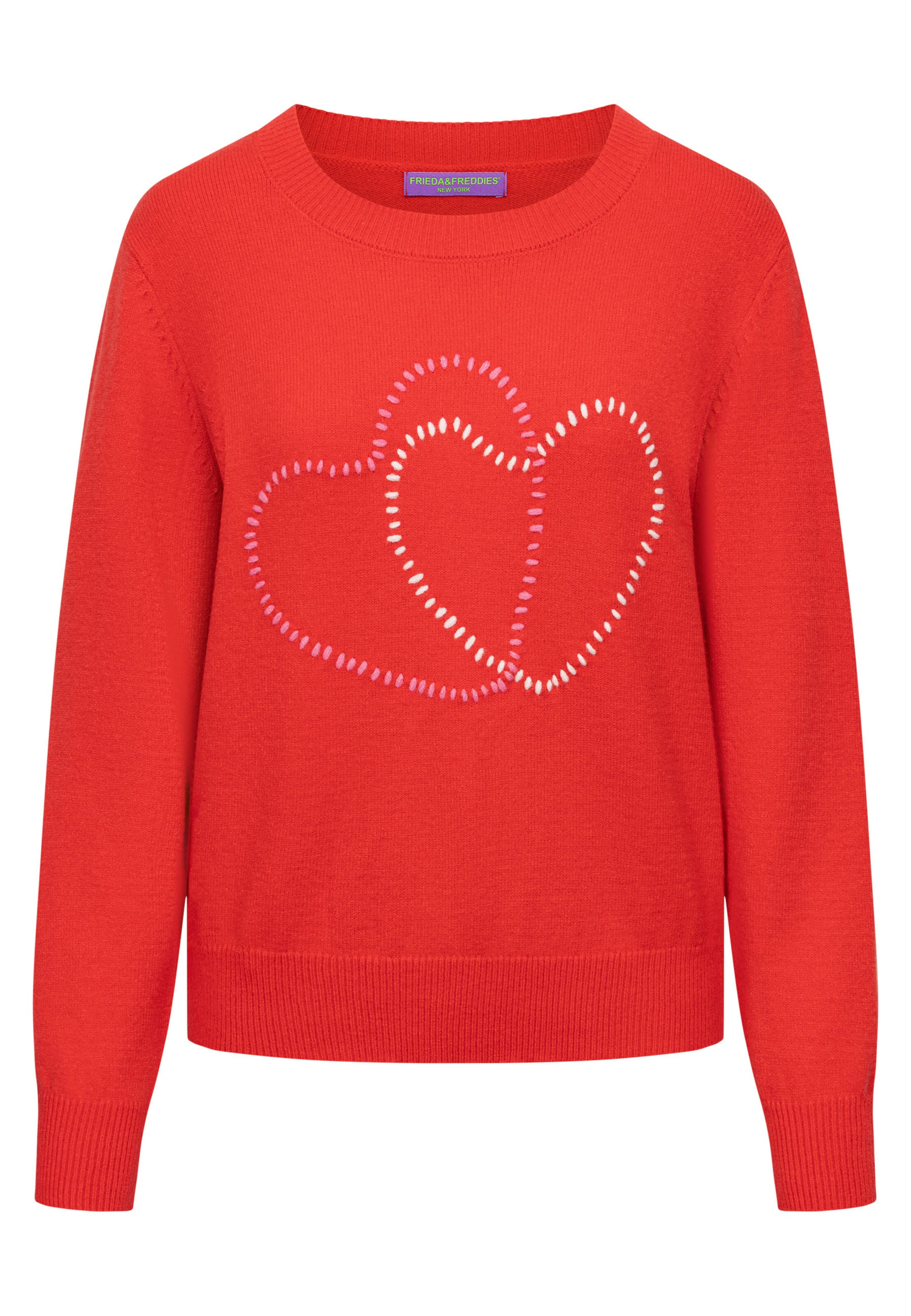 Frieda & Freddies NY Sweater in Red: front