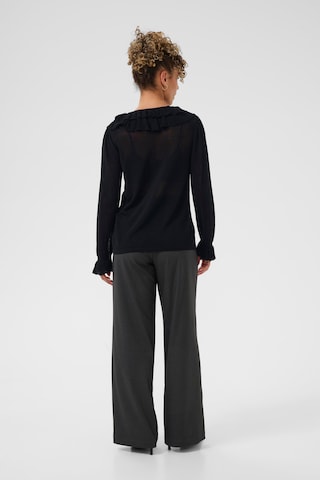 Cream Blouse 'Mezzino' in Zwart