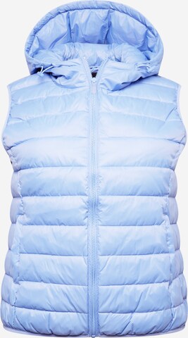 ONLY Carmakoma Bodywarmer 'NEW TAHOE' in Blauw: voorkant