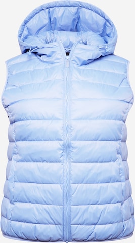ONLY Carmakoma Vest 'NEW TAHOE' in Blue: front