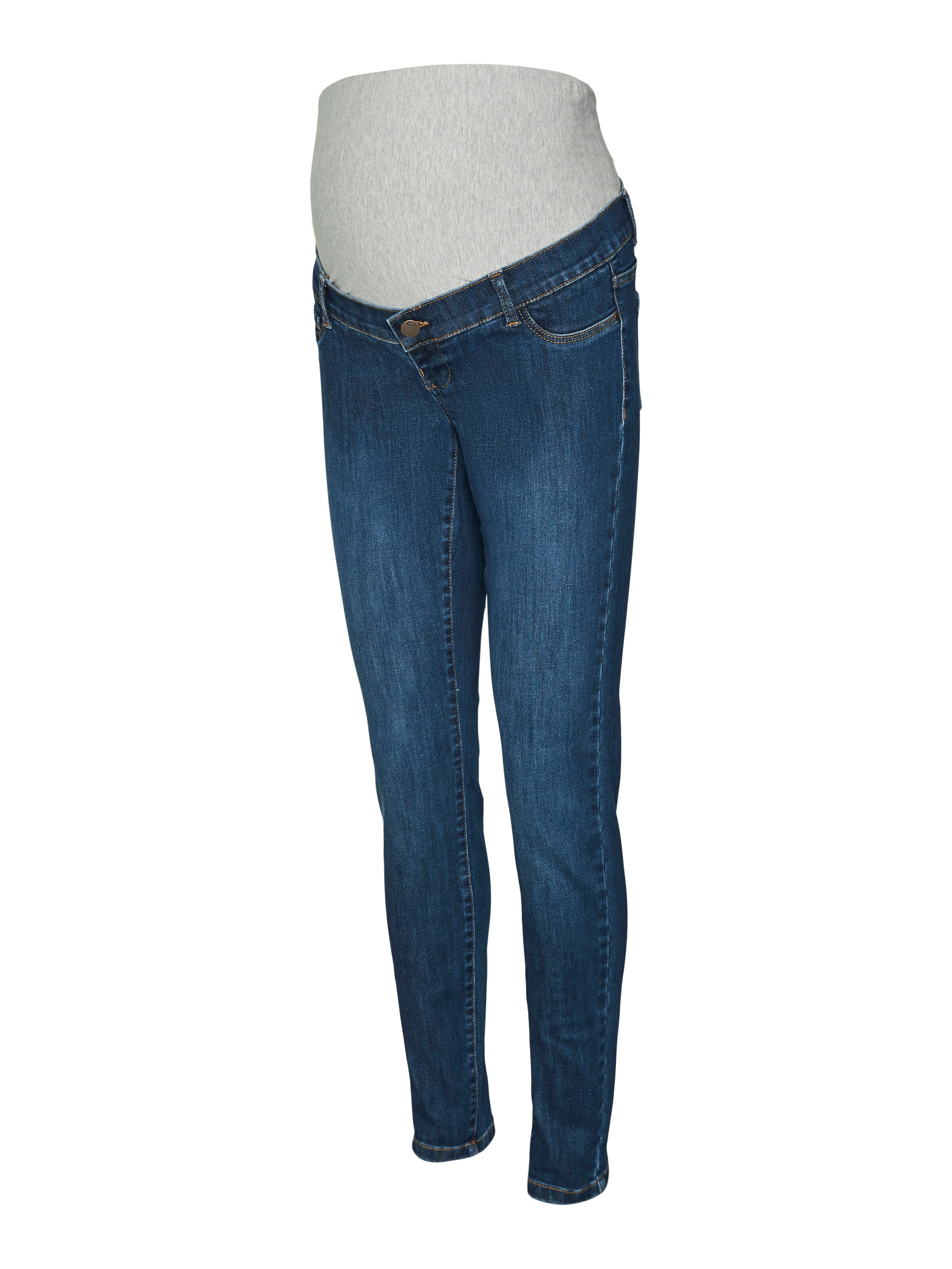 MAMALICIOUS - Skinny Vaquero 'MLBerlin' en azul: frente