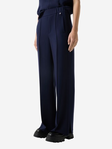 BOGNER Regular Bundfaltenhose 'Suzy' in Blau: Vorderseite