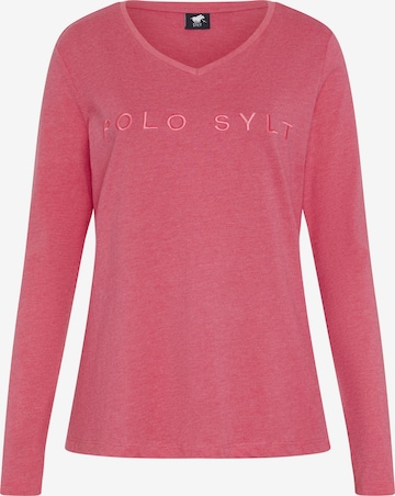Polo Sylt Shirt in Pink: Vorderseite