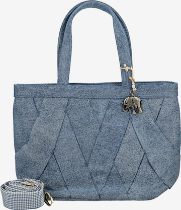 Cabas ANOKHI en bleu : devant