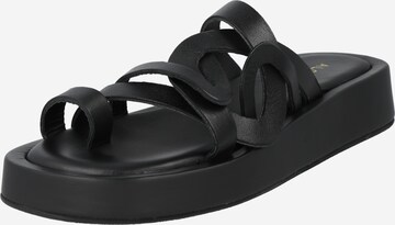 Alohas T-Bar Sandals 'Cool' in Black: front