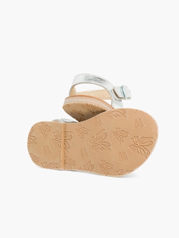 Sandales Pisamonas en argent