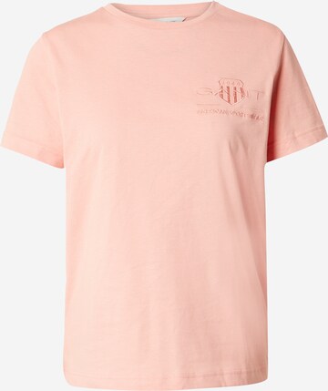 T-shirt GANT en orange : devant