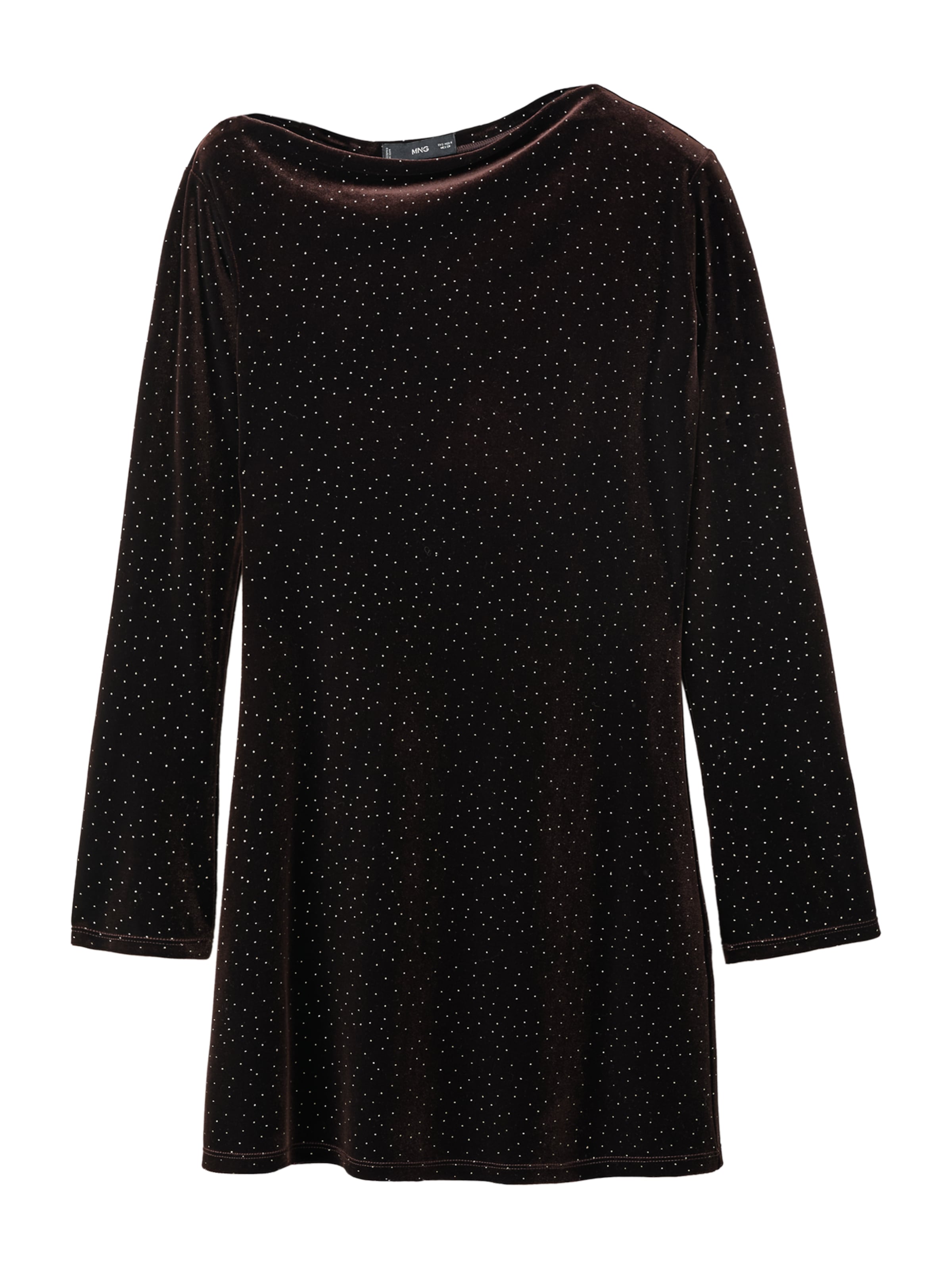 MANGO Sukienka koktajlowa 'XVIRGO' w kolorze brązowy: przód