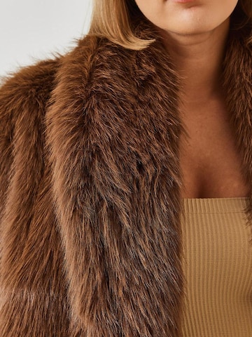 Veste mi-saison 'Kunstpelzmäntel' Bianco Lucci en marron