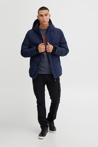 INDICODE JEANS Winter Jacket in Blue