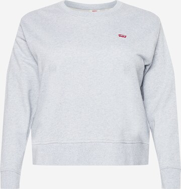 Sweat-shirt 'PL Standard Crew Swtshrt' Levi's® Plus en gris : devant