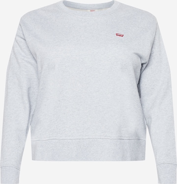 Levi's® Plus Sweatshirt 'PL Standard Crew Swtshrt' in Grey: front