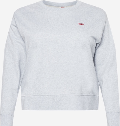 Levi's® Plus Sweatshirt 'PL STANDARD CREW SWTSHRT GREYS' i grå / rød, Produktvisning