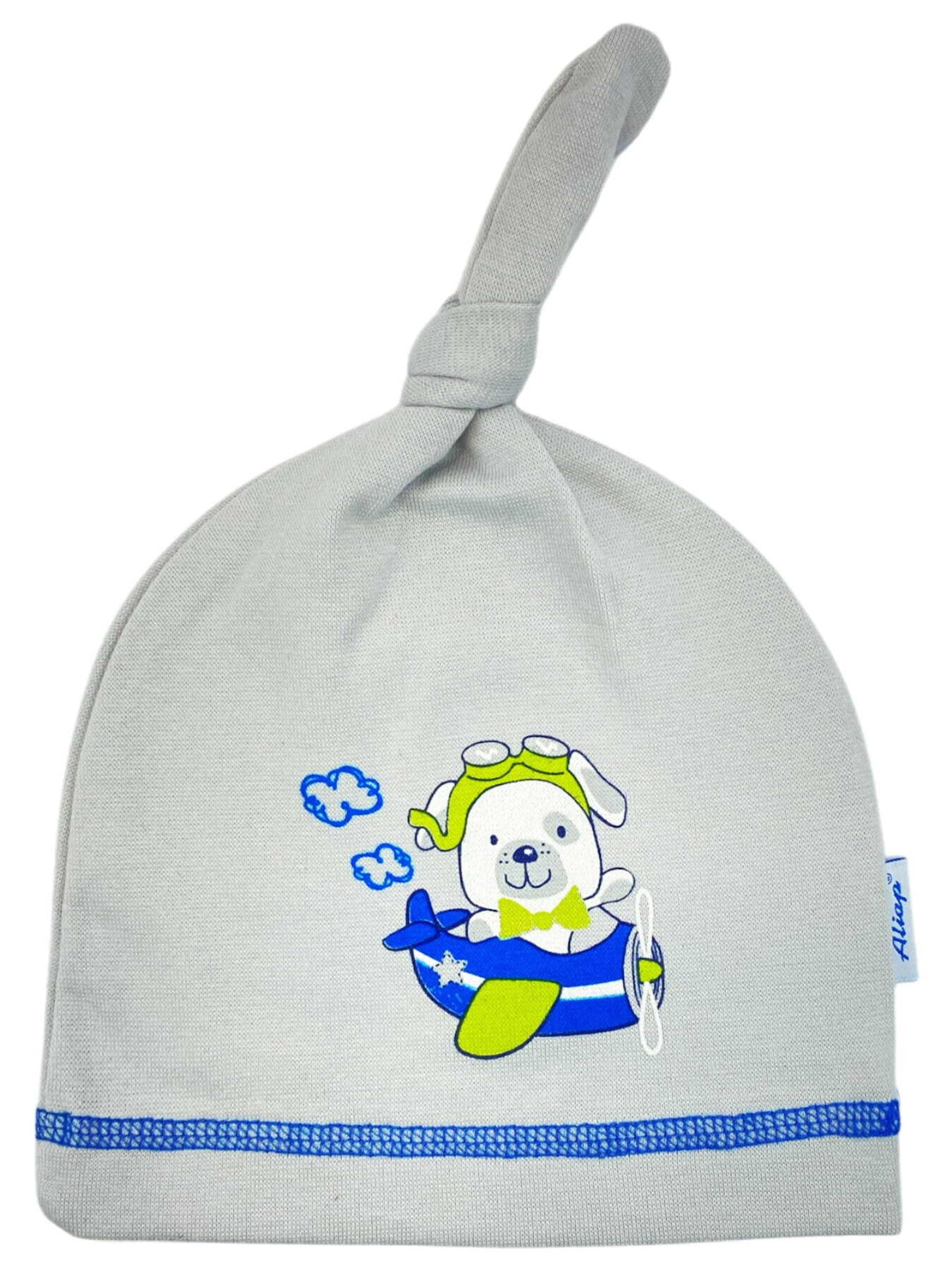 Aliap Mütze in Grau: Vorderseite
