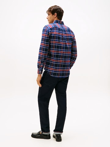 TOMMY HILFIGER Regular Fit Hemd 'Tartan' in Rot