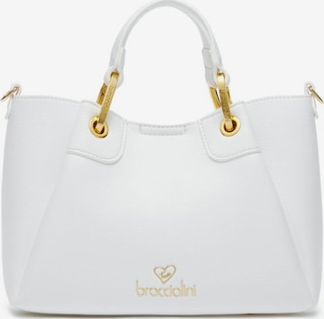 Borsa a mano 'Amy' di Braccialini in bianco: frontale