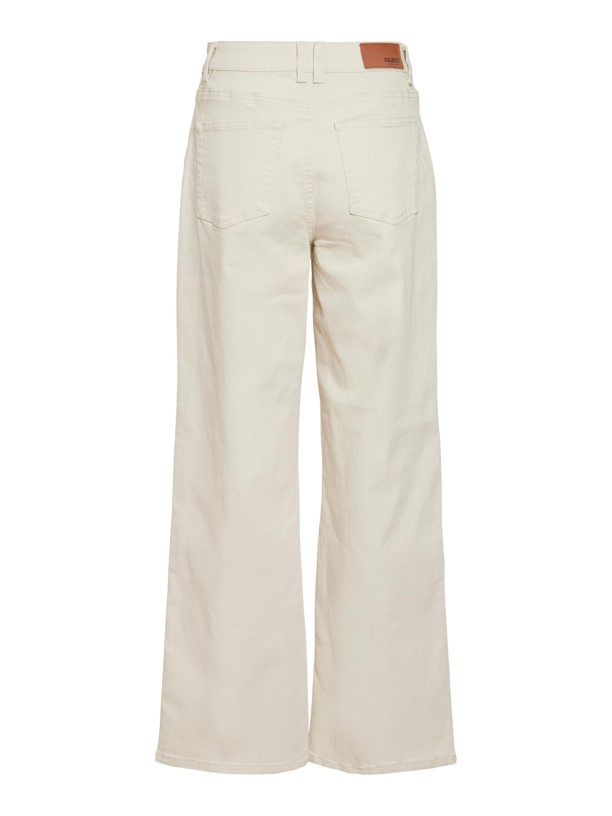 OBJECT Flared Jeans 'Marina' in Beige