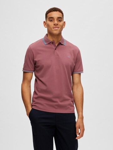 Maglietta 'SLHDante' di SELECTED HOMME in rosa: frontale