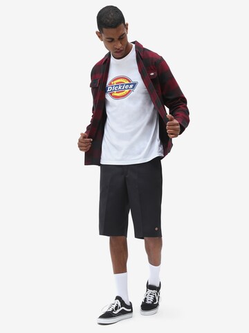 DICKIES Regular Fit Skjorte 'NEW SACRAMENTO' i rød