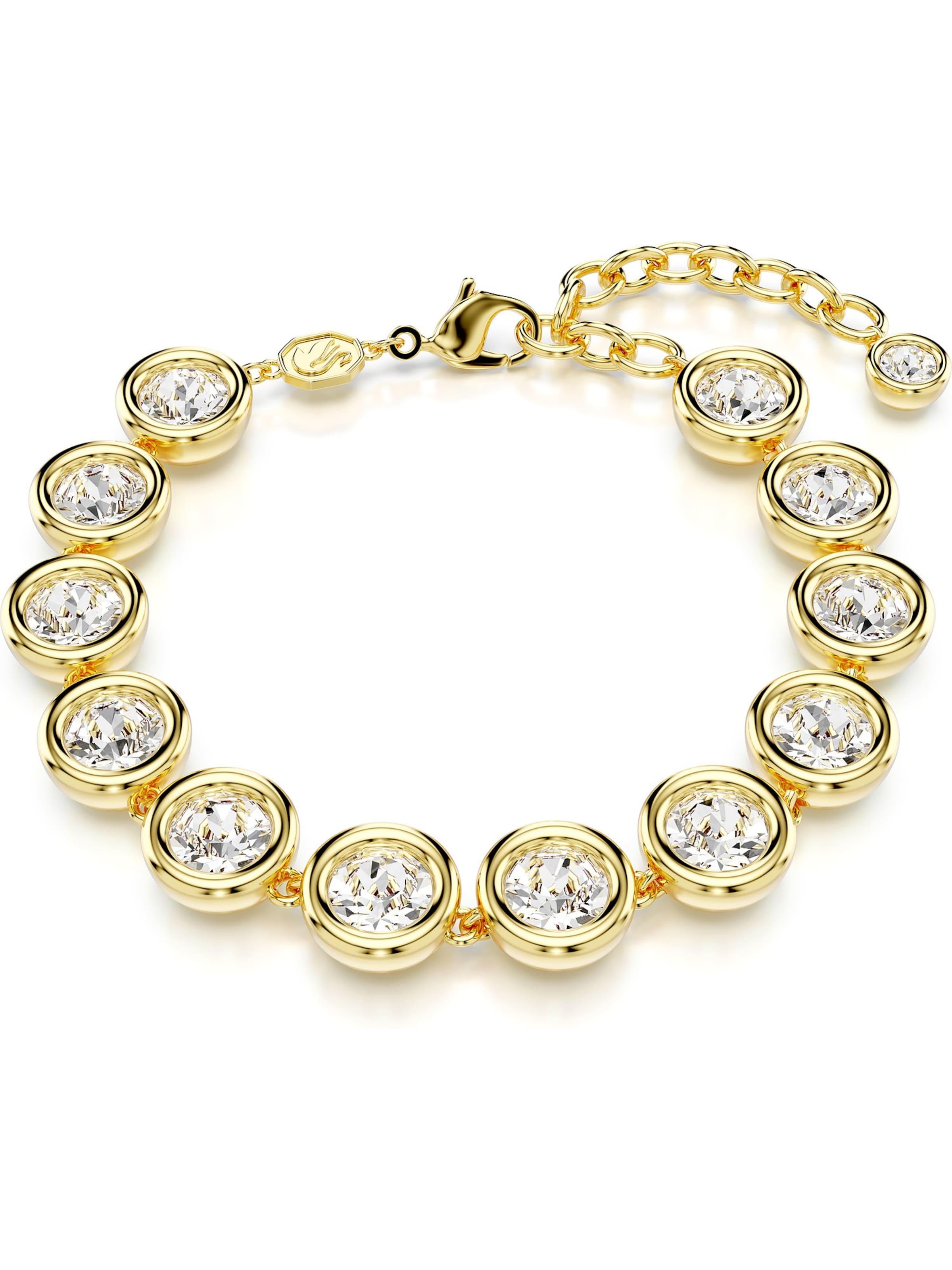 Swarovski Armband in Gold: Vorderseite
