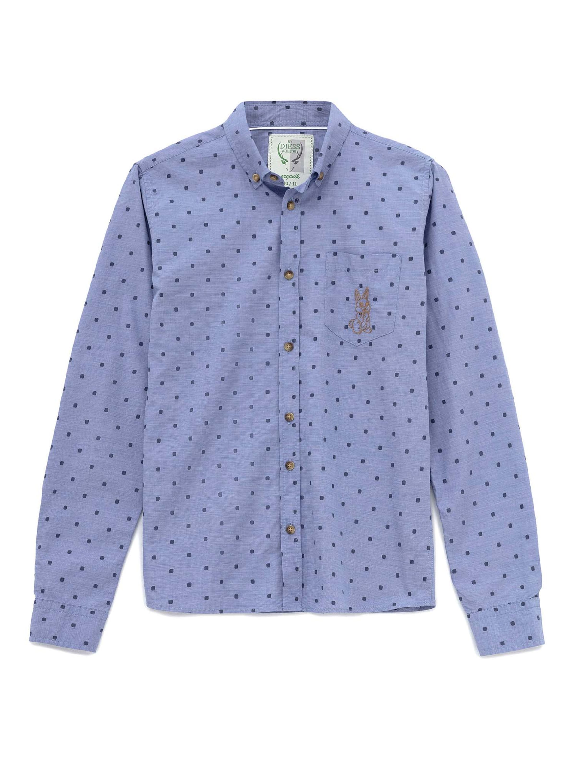 By Diess Collection Regular fit Πουκάμισο σε μπλε: μπροστά