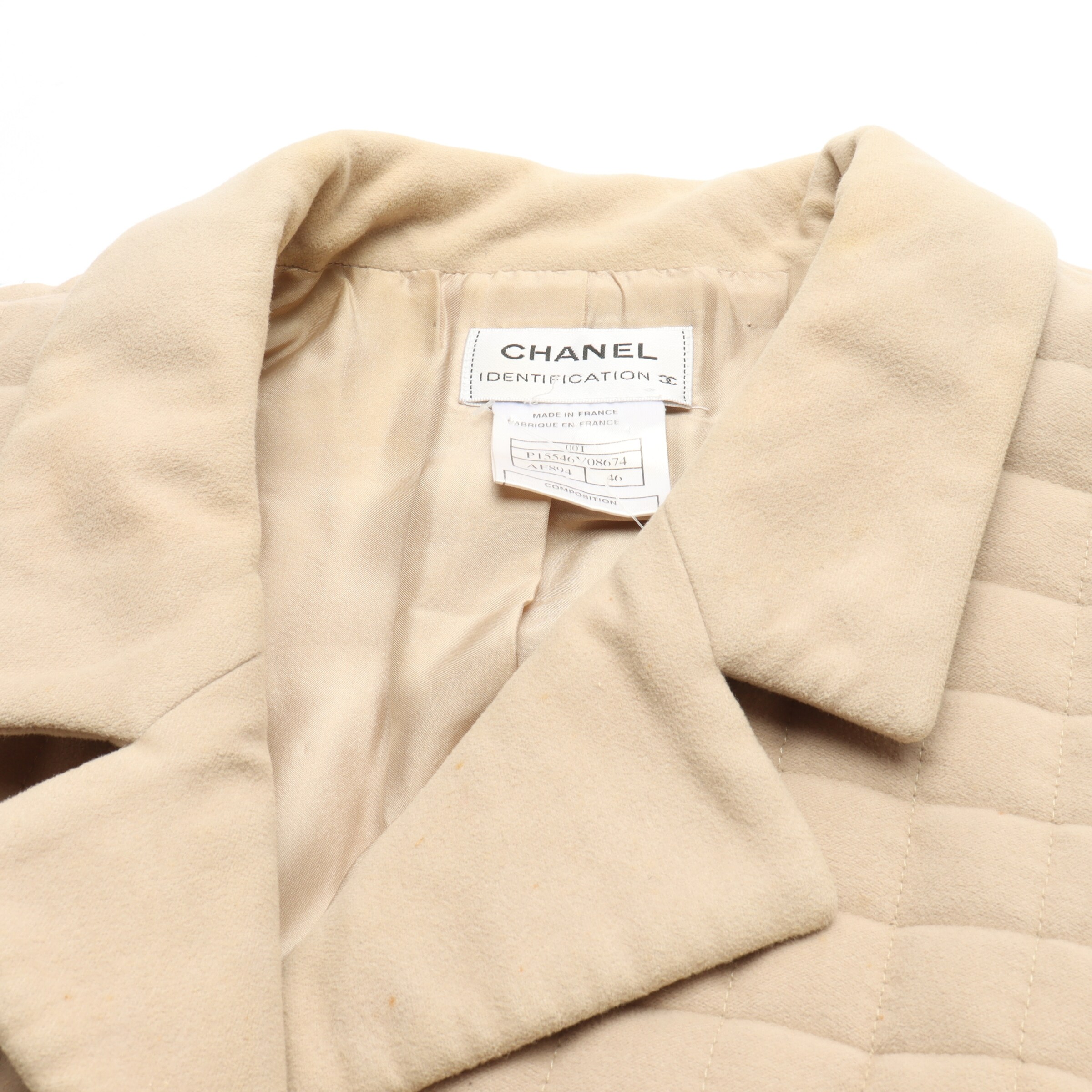 CHANEL Sommerjacke XXL in Weiß