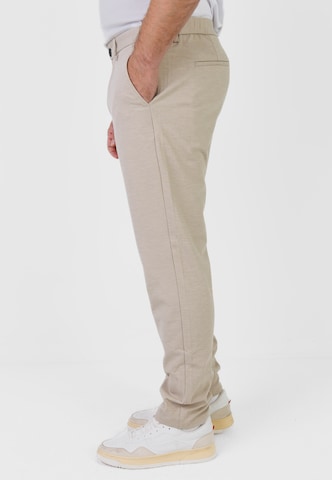 Effilé Pantalon 'Peter Maffein' Kleinigkeit en beige