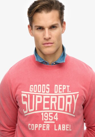 Superdry Sweatshirt in Rood