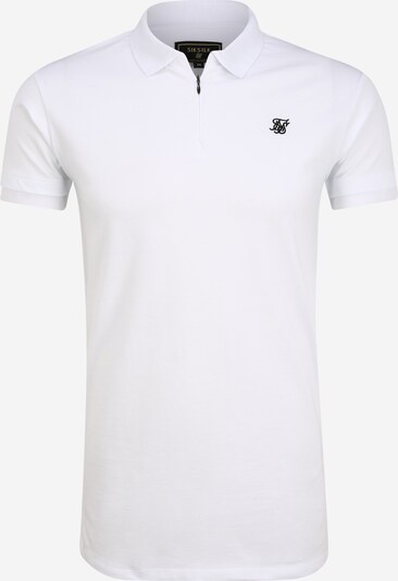 fekete / fehér SikSilk Póló, Termék nézet