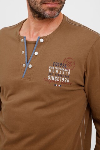 FQ1924 Shirt 'ROLF' in Bruin