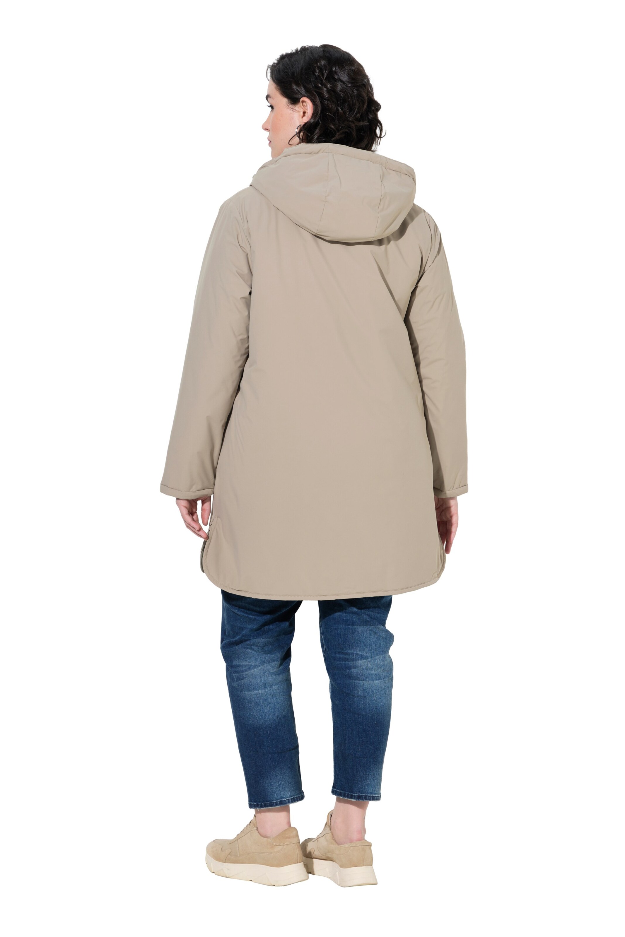 Ulla Popken Winterjas in Bruin