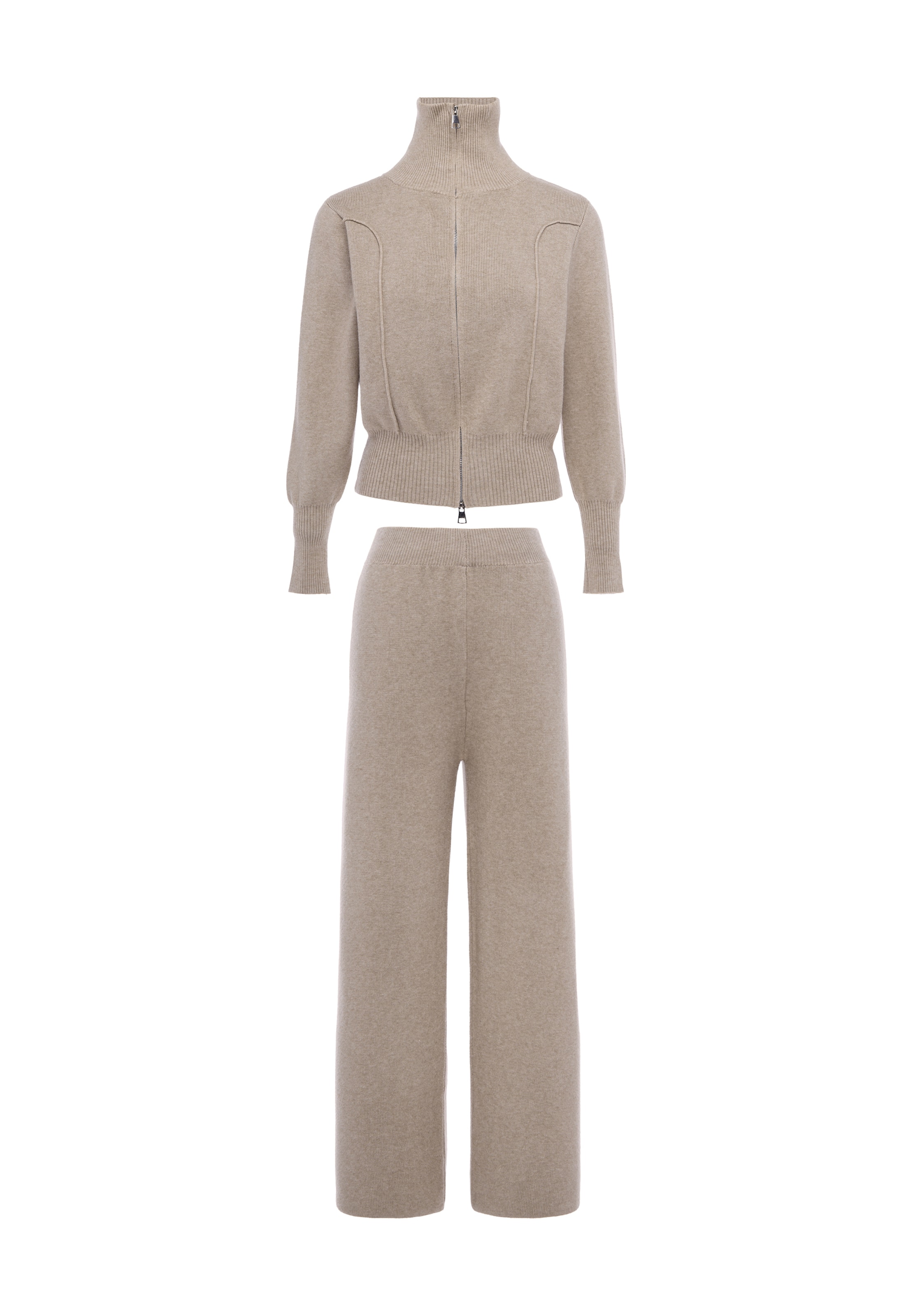 faina Pantsuit in Beige: front